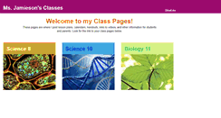 Desktop Screenshot of msjamieson.com